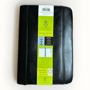 NEW Franklin Covey 365 Monthly Non-Dated Organizer Black Size 5 Classic 5.5x8.5"